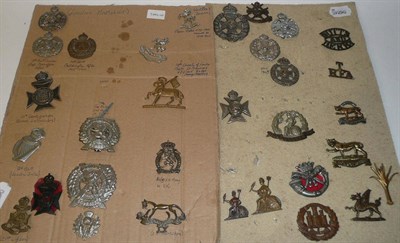 Lot 75 - A Collection of Forty Nine Various Army Cap and Beret Badges, including Yeomanry and London...