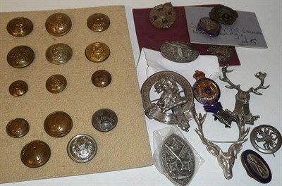 Lot 81 - Thirteen Various Badges, including Leeds Special Constable  1914, Leeds 7th/8th Battalion...