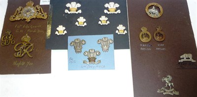 Lot 87 - A Collection of Sixty Military Cap Badges, to various New Zealand regiments, Essex Regiment,...