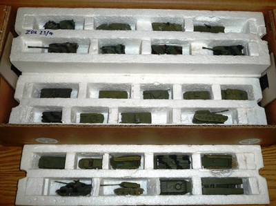 Lot 121 - A Collection of Forty Seven Die Cast Army Air Corps Recognition Models, with label of part contents