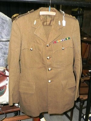 Lot 188 - A Second World War Austerity Pattern Uniform, to a Lieutenant Colonel of the Royal Electrical...