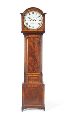 Lot 1309 - A Scottish Mahogany Eight Day Longcase Clock, signed Jas Paterson, Edinburgh, circa 1820, the...