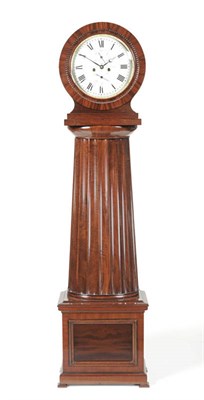 Lot 1311 - An Unusual Scottish Mahogany Column Eight Day Longcase Clock, R.Stewart, Glasgow, circa 1850,...