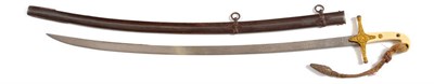 Lot 281 - A Victorian 1831 Pattern General Officer's Sword, the 80cm single edge draw-back steel blade etched