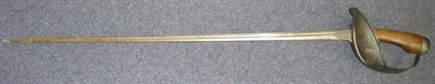 Lot 290 - A 1908 Pattern Cavalry Trooper's Sword, with 88.5cm single edge fullered steel blade, steel...