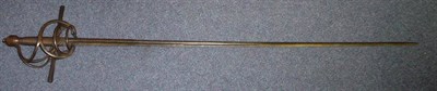 Lot 324 - A Victorian Copy of a 17th Century Rapier, with 110cm double edge tapering fullered steel...