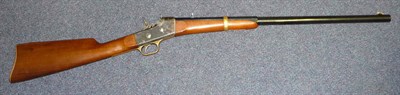 Lot 399 - SHOTGUN CERTIFICATE REQUIRED FOR THIS LOT A Pedesoli .410 Smooth Bore Copy of Sharpe's Falling...