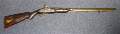 Lot 458 - A 19th Century Percussion Cap Carbine, with 67cm steel barrel, the lock plate stamped MWS,...