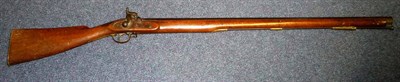 Lot 465 - A Victorian 1873 Tower Percussion Cap Musket, the 92cm steel barrel stamped with ordnance markings