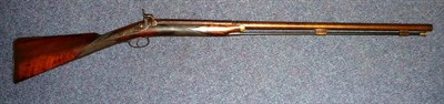 Lot 469 - A 19th Century Single Barrel Percussion Cap Sporting Gun, the 81.5cm browned steel barrel octagonal