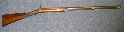 Lot 472 - A 19th Century Single Barrel Percussion Cap Sporting Gun, the 81.5cm steel barrel octagonal at...