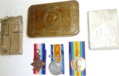 Lot 4 - A First World War Trio, awarded to 1749 PTE (later Corporal) C.ROBERTS, W.YORK.R., comprising...