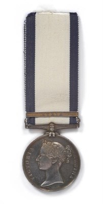 Lot 18 - A Naval General Service Medal 1793-1840, with clasp SYRIA, awarded to S.H.JEROME **Ordinary...