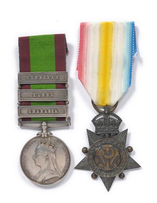 Lot 31 - A Pair of Afghanistan Medals 1878-1880, comprising Afghanistan Medal with three clasps...