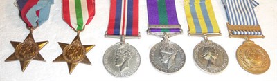 Lot 34 - A Second World War/Korea Group of Six Medals, awarded to 22540355 PTE.G.PEARSON. K.O.Y.L.I....