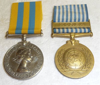 Lot 47 - A Korea Pair, awarded to 22606592 PTE.D.J.BOWLER. WELCH., comprising Korea Medal 1950-53 and United