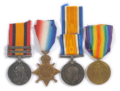 Lot 57 - A Boer War/First World War Royal Navy Group of Four Medals, awarded to 178303. W.NETTLETON....