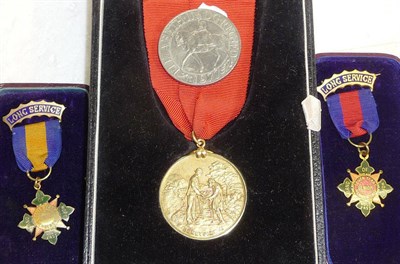 Lot 70 - An 18 Carat Gold London Meat Trades' & Drovers' Benevolent Association Medal, awarded to T...