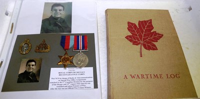 Lot 82 - An Unusual Second World War Group to an ill-fated Dieppe Raid Veteran, 2341565 Corporal Norman...