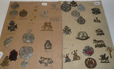 Lot 102 - A Collection of Forty Nine Various Army Cap and Beret Badges, including Yeomanry and London...