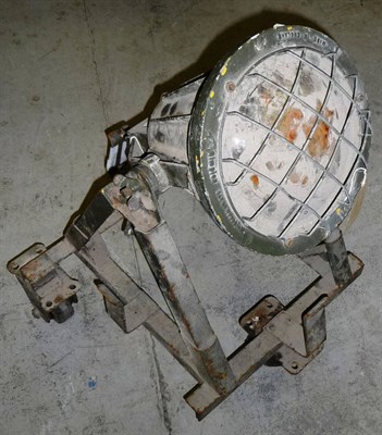 Lot 122 - A Second World War Air Ministry Airfield Marker/Search Light, the lens with wire grill, the...