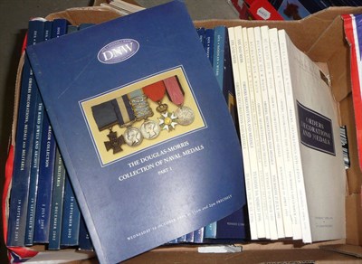 Lot 136 - A Large Quantity of Medal, Military Auction Catalogues and Magazines, including Bosley...