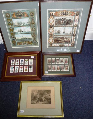 Lot 137 - Two Victorian Chromolithographic Prints - Scenes from the Crimea and The Navy in the Victorian Era