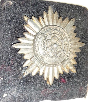 Lot 211 - A German Third Reich Ostolk Decoration for Bravery on the Eastern Front, first Class in gold...