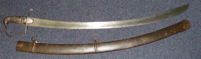 Lot 232 - A 1796 Pattern Light Cavalry Trooper's Sword, the 82cm single edge broad fullered steel blade...