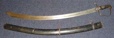 Lot 234 - A 1796 Pattern Light Cavalry Trooper's Sword, the 83cm single edge broad fullered steel blade...