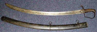 Lot 235 - A 1796 Pattern Light Cavalry Trooper's Sword, the 82cm single edge broad fullered steel blade...