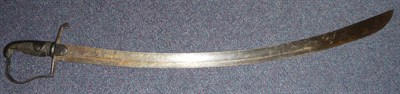 Lot 243 - A 1796 Pattern Light Cavalry Trooper's Sword, the 83cm single edge broad fullered steel blade...