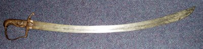 Lot 244 - A 1796 Pattern Light Cavalry Trooper's Sword, the 83cm single edge broad fullered steel blade...