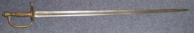 Lot 248 - A Georgian 1796 Pattern Infantry Sword, with 80.5cm single edge plain fullered steel blade, the...