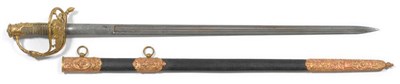 Lot 255 - A 19th Century Gastinne Renette Presentation Sword, the 80cm double edge steel blade with three...