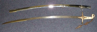 Lot 269 - An Edward VII General Officer's Mameluke Hilted Sword, the 81cm single edge draw-back steel...