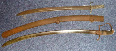 Lot 291 - A 1796 Pattern Light Cavalry Sword, with 82cm single edge curved fullered steel blade, steel...