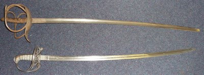 Lot 301 - A Victorian 1827 Pattern Rifle Regiment Sword, the 82.5cm single edge fullered steel blade...