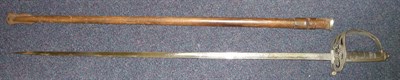 Lot 306 - A George V 1854 Pattern Grenadier Guard's Sword, the piquet weight 82cm fullered steel blade etched