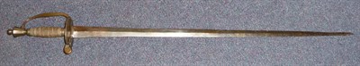 Lot 311 - A 1796 Infantry Pattern NCO's Sword, with 78cm plain double edge steel blade, brass hilt with...