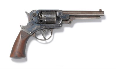 Lot 464 - A Starr Arms Model 1858 .44 Calibre Double Action Percussion Cap Six Shot Army Revolver, the...