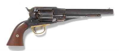 Lot 465 - A Remington New Model Army .44 Calibre Percussion Cap Single Action Six Shot Revolver, the 20cm...