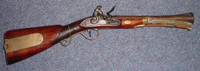 Lot 488 - A 19th Century Flintlock Blunderbuss, made for the Balkan market, the 28.5cm flared steel...