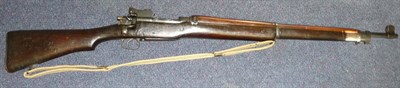 Lot 492 - A Deactivated Bolt Action Rifle, with hinged ladder rearsight set behind the receiver, the front of