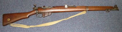 Lot 493 - A Deactivated Short Lee Enfield Mk III Bolt Action Rifle, numbered G 77637, with deactivation marks