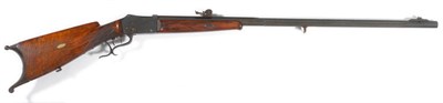 Lot 505 - A Swiss "Shutzen Canton" 7.5mm Martini Action Rifle, the 87cm heavy semi fluted octagonal...