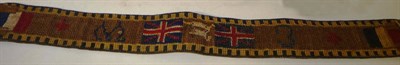 Lot 112A - A Post-First World War Military Belt, worked with the badge of the Yorkshire Regiment in...