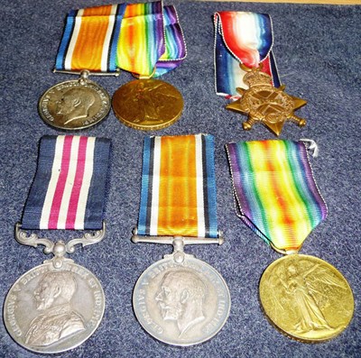 Lot 28 - A First World War Gallantry Group of Three Medals, awarded to 632665 (5624) PTE.- A.CPL.-...