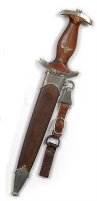 Lot 160 - A German Third Reich SA Dagger, the steel blade etched Alles fur Deutschland and with maker's...