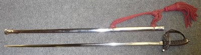 Lot 215 - A Victorian 1845 Pattern Rifle Brigade Sword, the 82.5cm single edge epee steel blade etched Firmin
